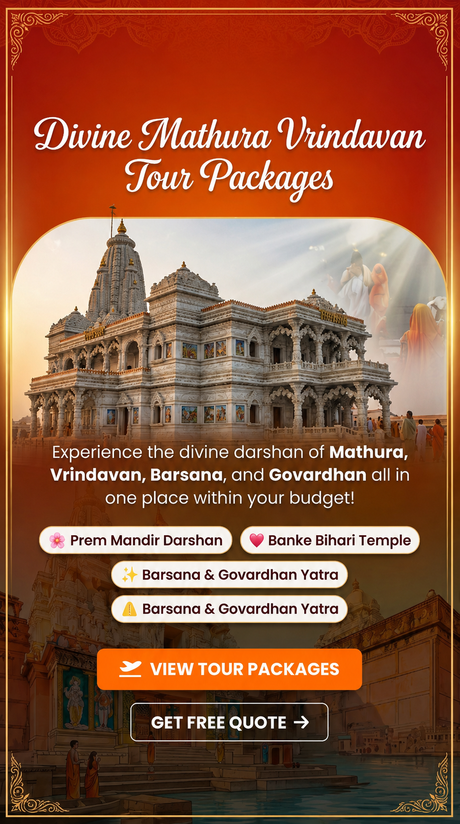 Prem Mandir Tour